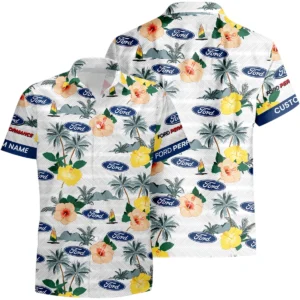 Ford Performance Racing Hawaiian Shirt x Beach Shorts Full Set Limited 2025 All Over Print, Custom Name HIHI280425Y7HWFOP