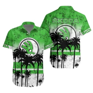 Skoda Limited 2025 Hawaiian Shirt All-over Print, Custom Name For Men Women Kids HG110425Y7HWCT1SKO