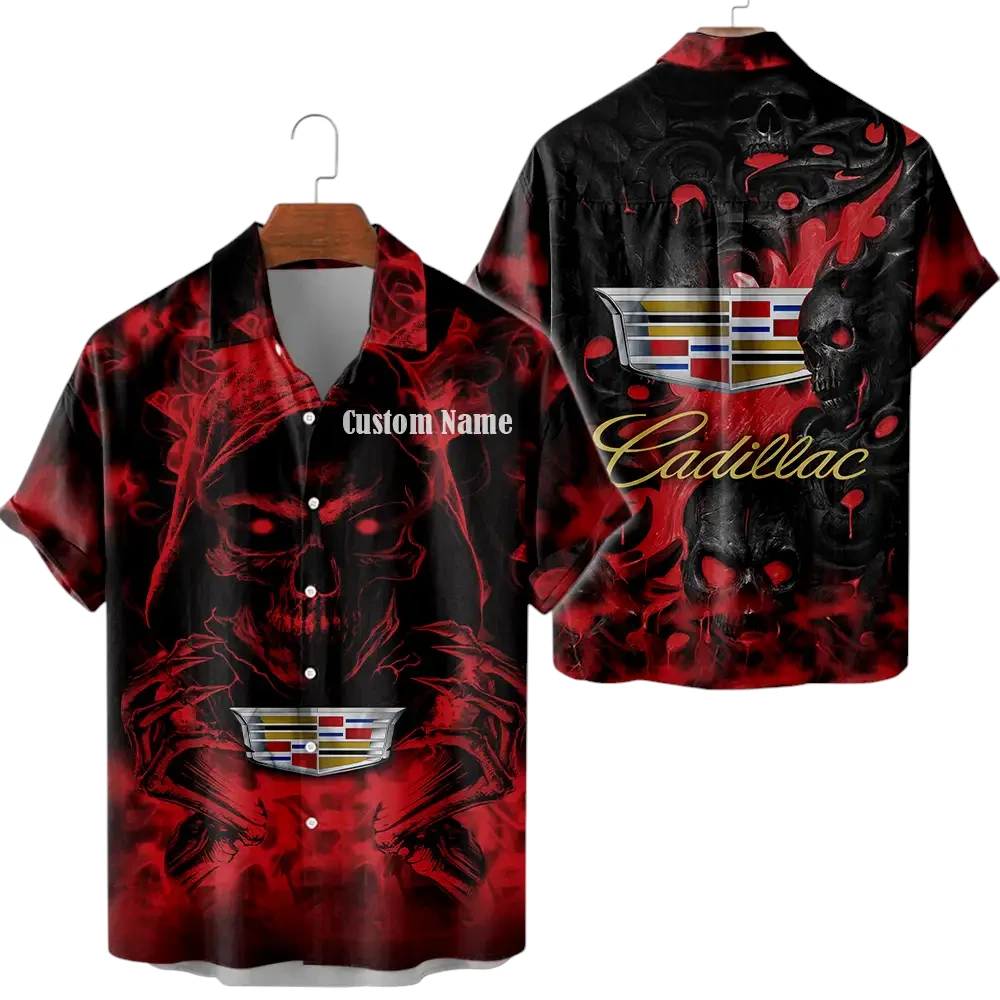 Cadillac Limited 2025 Button Up Hawaiian Shirt All-over Print Trending This Summer, Custom Name HG050425Y7HWCT1CAD Cadillac Limited 2025 Button Up Hawaiian Shirt All-over Print Trending This Summer, Custom Name HG050425Y7HWCT1CAD