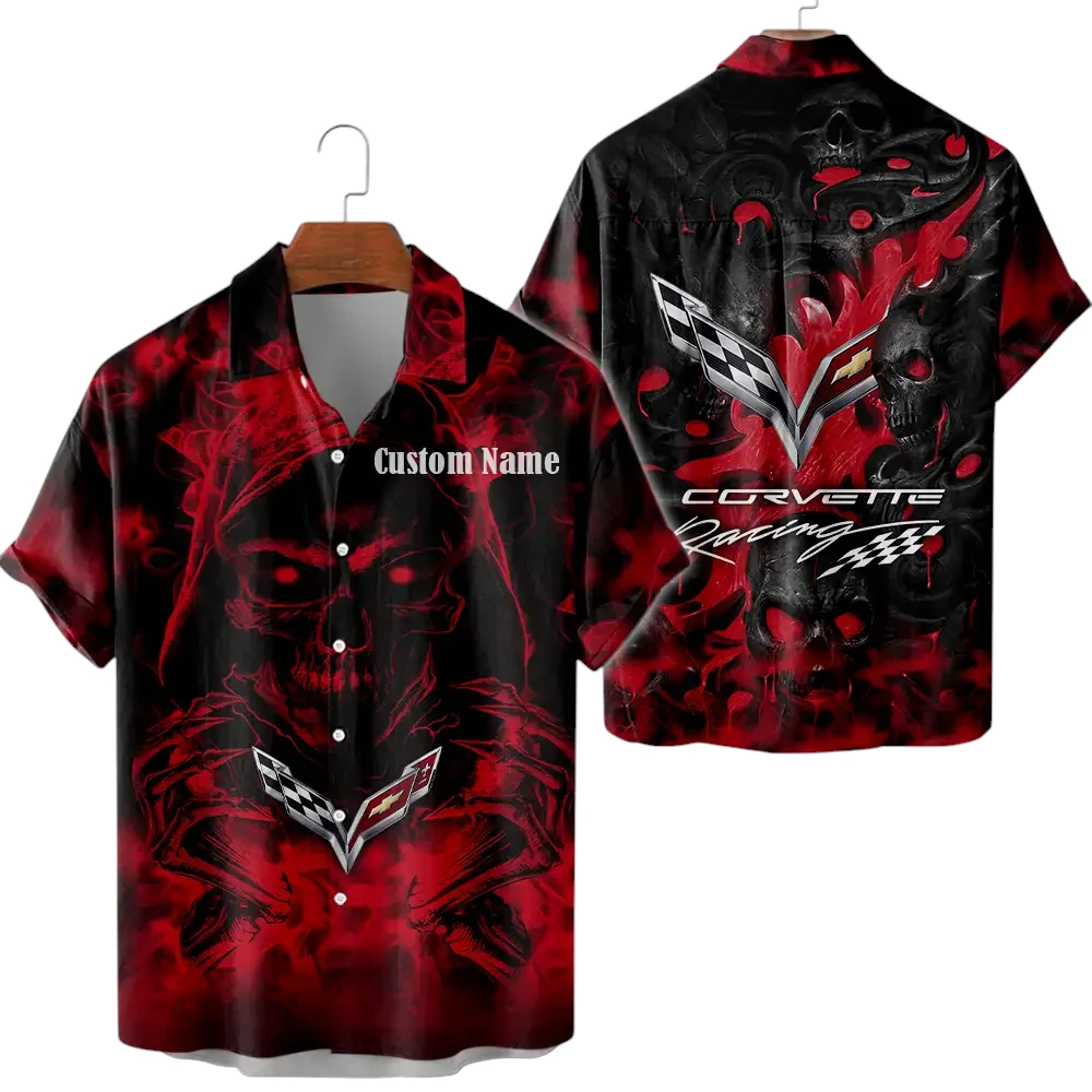 Chevrolet Corvette Limited 2025 Button Up Hawaiian Shirt All-over Print Trending This Summer, Custom Name HG050425Y7HWCT1COR Chevrolet Corvette Limited 2025 Button Up Hawaiian Shirt All-over Print Trending This Summer, Custom Name HG050425Y7HWCT1COR