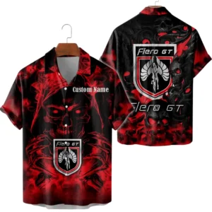 Pontiac Fiero Limited 2025 Button Up Hawaiian Shirt All-over Print Trending This Summer, Custom Name HG050425Y7HWCT1FIP