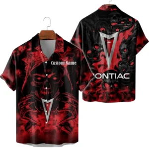 Pontiac Limited 2025 Button Up Hawaiian Shirt All-over Print Trending This Summer, Custom Name HG050425Y7HWCT1PON