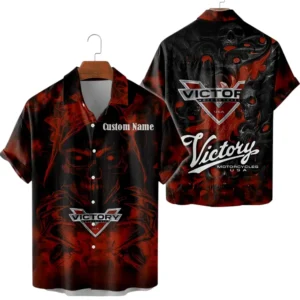 Victory Motorcycles Limited 2025 Button Up Hawaiian Shirt All-over Print Trending This Summer, Custom Name HG050425Y7HWCT1VIM