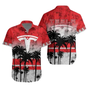 TESLA Limited 2025 Hawaiian Shirt All-over Print, Custom Name For Men Women Kids HG110425Y7HWCT1TES
