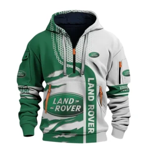 Land Rover Half Zip Hoodie All Over Prints, Multi-Pockets Custom TN180525Y26QZ3CT1LAR