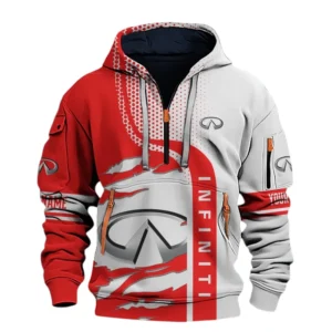 Infiniti Half Zip Hoodie All Over Prints, Multi-Pockets Custom Name TN130525Y26QZ3CT1INF