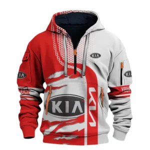KIA Half Zip Hoodie All Over Prints, Multi-Pockets Custom TN130525Y26QZ3CT1KIA