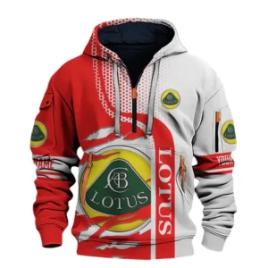 Lotus Half Zip Hoodie All Over Prints, Multi-Pockets Custom TN130525Y26QZ3CT1LOT