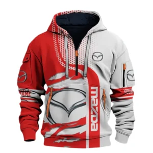 Mazda Half Zip Hoodie All Over Prints, Multi-Pockets Custom TN130525Y26QZ3CT1MAZ