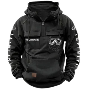 Infiniti Quarter Zip Hoodie, Sports Hoodie Multi-Pockets, Custom Name HG100525Y41HJRCT1INF