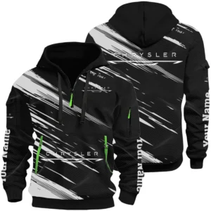 Chrysler Half Zip Hoodie All Over Prints, Multi-Pockets Custom Name HIHI050625Y26QZ3HCHR