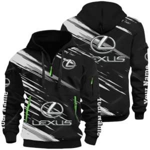 Lexus Half Zip Hoodie All Over Prints, Multi-Pockets Custom Name HIHI060625Y26QZ3HLEX