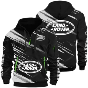 Land Rover Half Zip Hoodie All Over Prints, Multi-Pockets Custom Name HIHI090625Y26QZ3HLAR