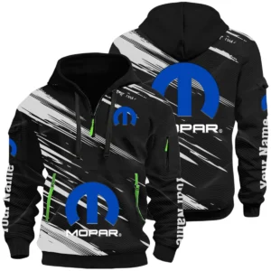 Mopar Half Zip Hoodie All Over Prints, Multi-Pockets Custom Name HIHI130625Y26QZ3HMOP