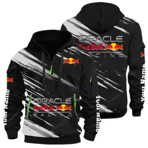 Oracle Red Bull Racing Half Zip Hoodie All Over Prints, Multi-Pockets Custom Name HIHI240625Y26QZ3HORR