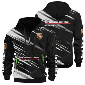 Porsche Motorsport Racing Half Zip Hoodie All Over Prints, Multi-Pockets Custom Name HIHI240625Y26QZ3HPOM
