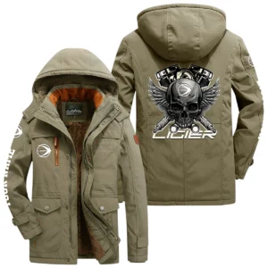 Ligier Automotive Racing Windproof Jacket Heavy Duty Fleece Lined Hooded Coat Custom Your Name