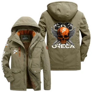 Oreca Racing Team Windproof Jacket Heavy Duty Fleece Lined Hooded Coat Custom Your Name