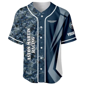 Aston Martin Racing x US Navy 250th Anniversary 3D Baseball Jersey Custom Your Name