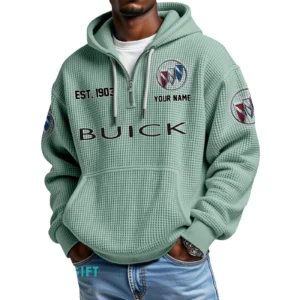 Buick Quarter-Zip Waffle Hoodie Custom Your Name