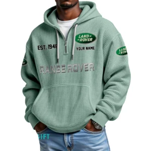 Land Rover Quarter-Zip Waffle Hoodie Custom Your Name