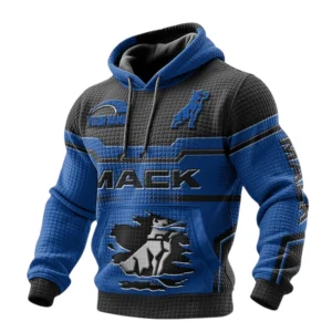 Mack Waffle Pullover Hoodie 3D Custom Your Name