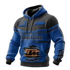 KTM Factory Racing Waffle Pullover Hoodie 3D Custom Your Name