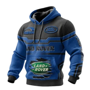 Land Rover Waffle Pullover Hoodie 3D Custom Your Name