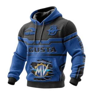 MV Agusta Waffle Pullover Hoodie 3D Custom Your Name