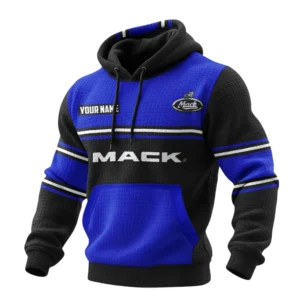 Mack Waffle Pullover Hoodie 3D Customize Your Name