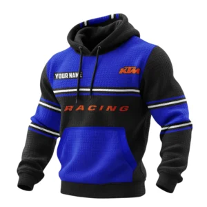 KTM Factory Racing Waffle Pullover Hoodie 3D Customize Your Name