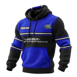 Land Rover Waffle Pullover Hoodie 3D Customize Your Name
