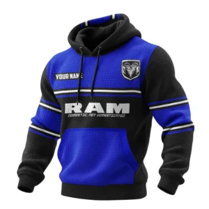 Ram Waffle Pullover Hoodie 3D Customize Your Name