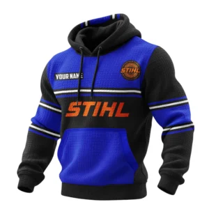 Stihl Waffle Pullover Hoodie 3D Customize Your Name