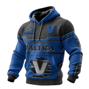 Valtra Waffle Pullover Hoodie 3D Custom Your Name