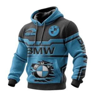 BMW Waffle Pullover Hoodie 3D Custom Your Name