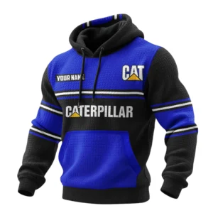 Caterpillar Waffle Pullover Hoodie 3D Customize Your Name