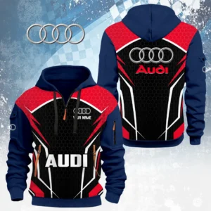 Audi Half Zip Hoodie Custom Your Name