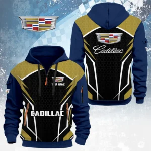 Cadillac Half Zip Hoodie Custom Your Name