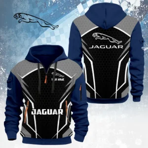 Jaguar Half Zip Hoodie Custom Your Name