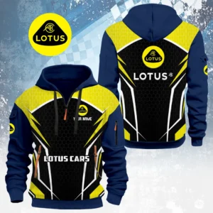 Lotus Cars Half Zip Hoodie Custom Your Name