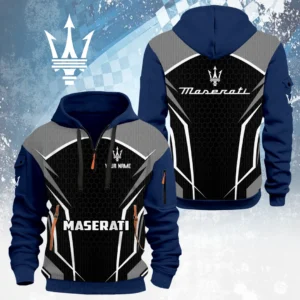 Maserati Half Zip Hoodie Custom Your Name