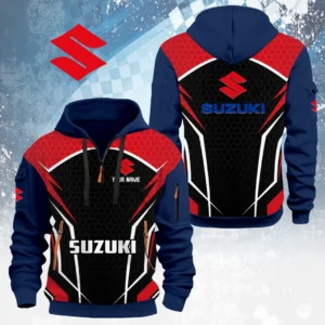Suzuki Half Zip Hoodie Custom Your Name
