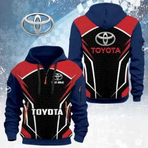Toyota Half Zip Hoodie Custom Your Name