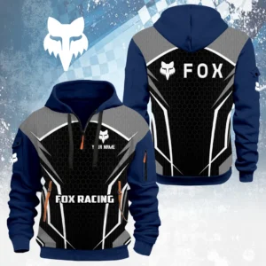 Fox Racing Half Zip Hoodie Custom Your Name