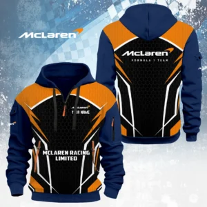 McLaren Racing Limited Half Zip Hoodie Custom Your Name