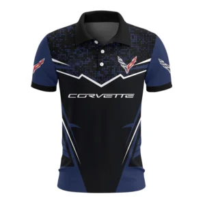 Corvette 3D Polo Shirt