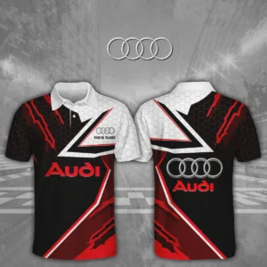 Audi 3D Polo Shirt Custom Your Name