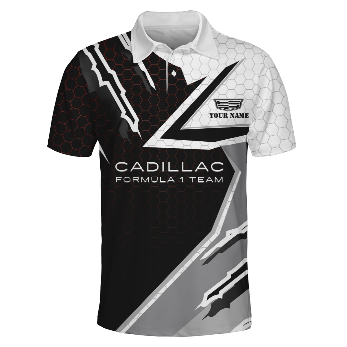 Cadillac Racing 3D Polo Shirt Custom Your Name Cadillac Racing 3D Polo Shirt Custom Your Name