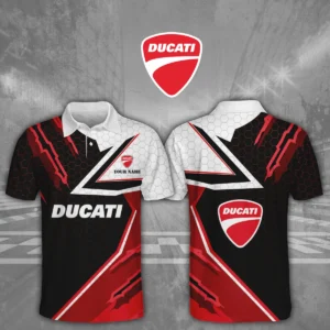 Ducati Motor Holding 3D Polo Shirt Custom Your Name